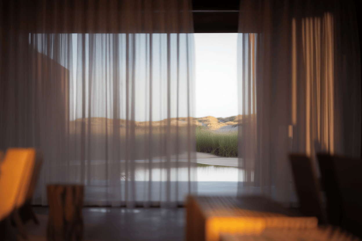 Interior panoramic living view